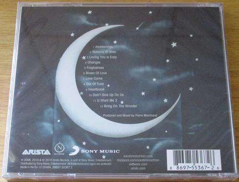 SARAH McLACHLAN Laws of Illusion CD