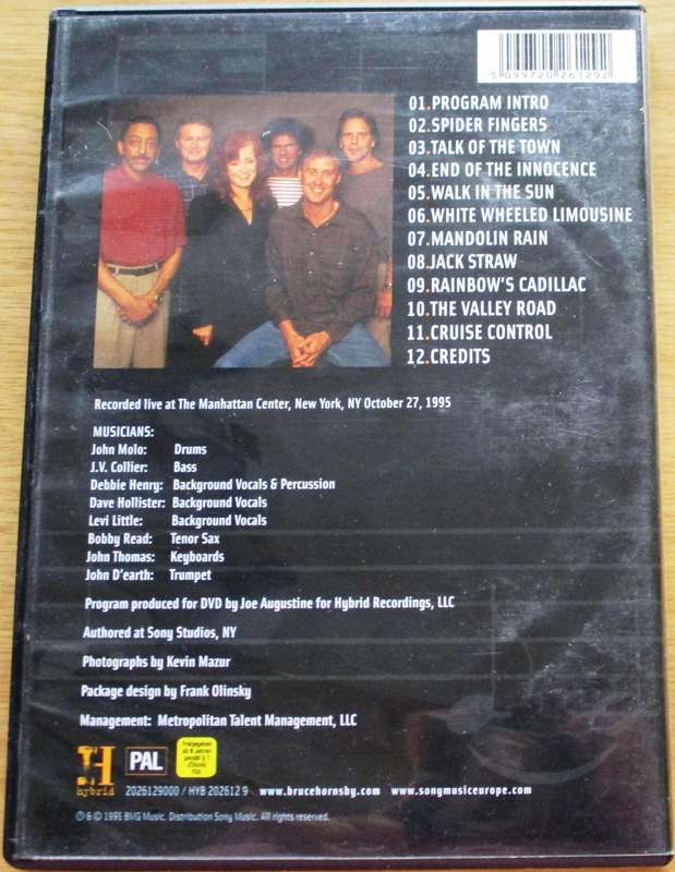 BRUCE HORNSBY + FRIENDS DVD