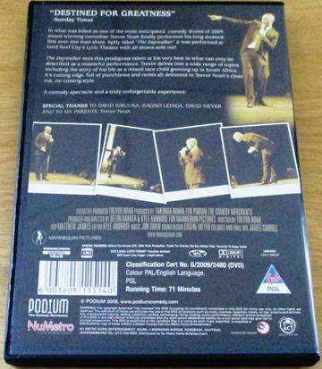 THE DAYWALKER DVD Trevor Noah [BBOX 9]