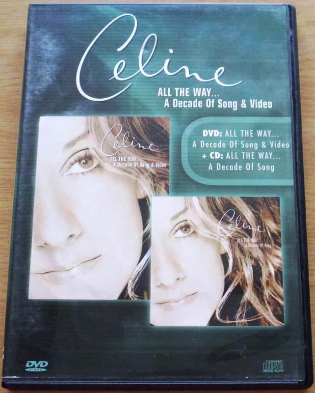 CELINE DION All the Way... A Decade of Song & Video CD+DVD