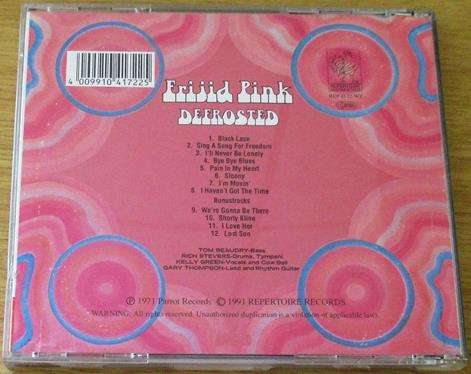 FRIJID PINK Defrosted CD