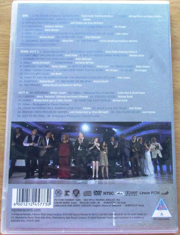 DAVID FOSTER Hit Man CD+DVD