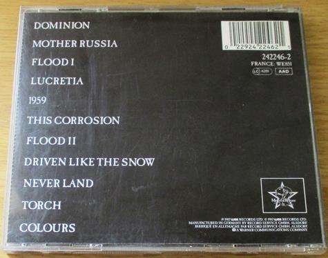 THE SISTERS OF MERCY Floodland CD