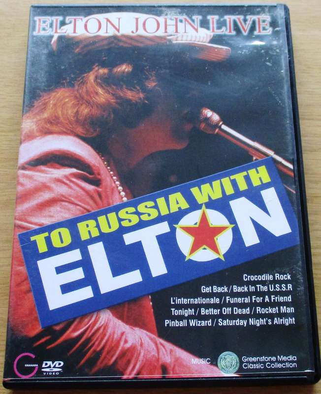 ELTON JOHN To Russia with Elton DVD