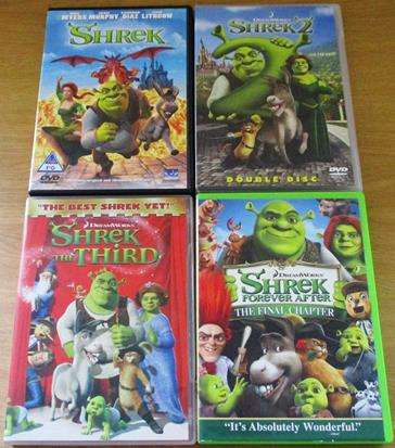 SHREK 1 + 2 + 3 + The Final Chapter 4xDVD [BBOX 10]