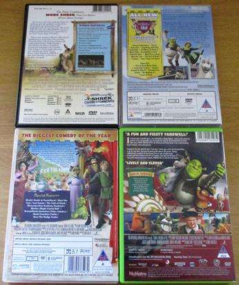 SHREK 1 + 2 + 3 + The Final Chapter 4xDVD [BBOX 10]