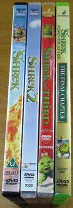 SHREK 1 + 2 + 3 + The Final Chapter 4xDVD [BBOX 10]