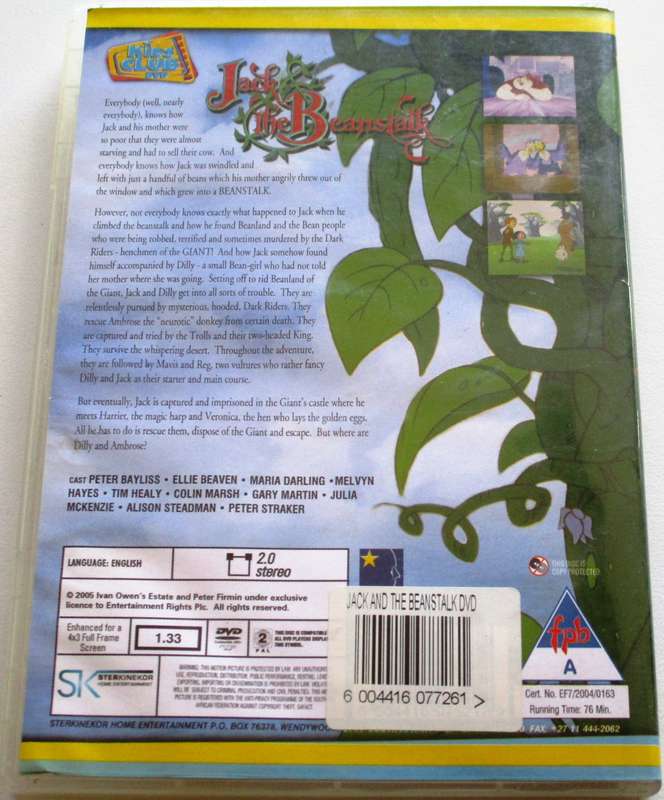 JACK & THE BEANSTALK DVD  [BBOX 15]