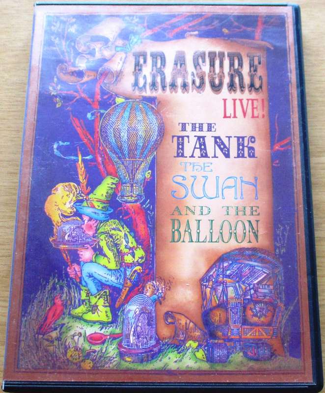 ERASURE Live! The tank The Swan and the Balloon 2xDVD