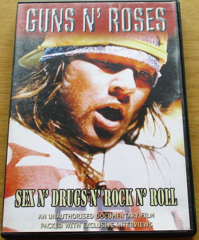 GUNS N ROSES Sex n Drugs n Rock n Roll DVD