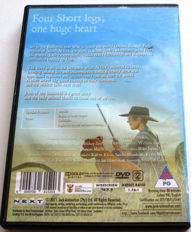 JOCK OF THE BUSHVELD DVD  [BBOX 15]