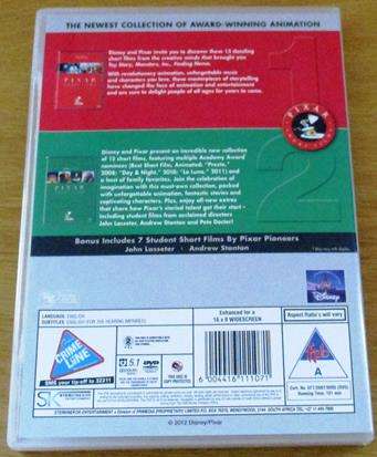 Disney Pixar SHORT FILMS COLLECTION 2 Disc Collector's Edition DVD [BBOX 3]