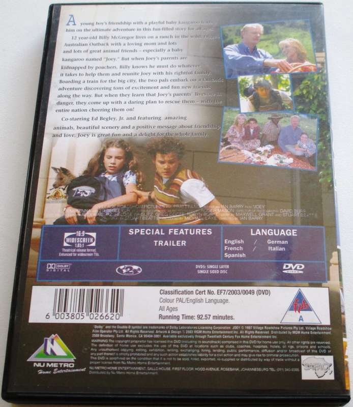 JOEY DVD  [BBOX 15]
