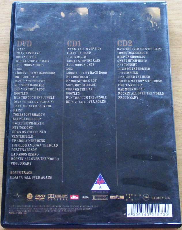 JOHN FOGERTY The Long Road Home In Concert DVD+2xCD