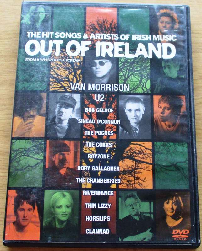OUT OF IRELAND The Hit Songs & Artists of Irish Music DVD U2 The Pogues Cranberries Thin Lizzy