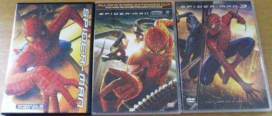 SPIDER-MAN + SPIDER-MAN 2 +  SPIDER-MAN 3 DVD [BBOX 2]