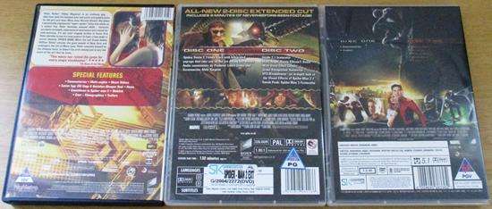 SPIDER-MAN + SPIDER-MAN 2 +  SPIDER-MAN 3 DVD [BBOX 2]