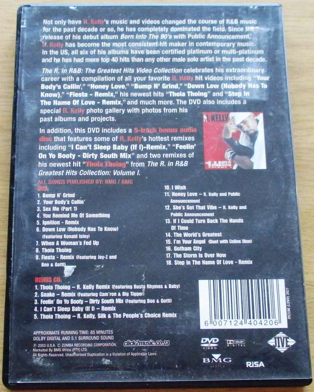 R. KELLY  Greatest Hits Video Collection DVD