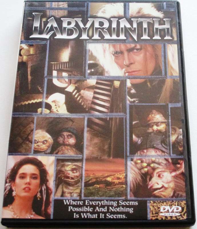 LABYRINTH David Bowie BLU RAY in DVD cover  [BBOX 15]
