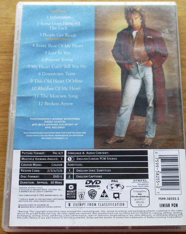 ROD STEWART Storyteller 1984-1991 DVD
