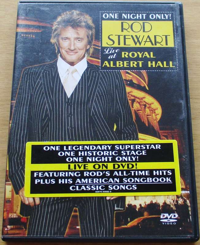 ROD STEWART One Night Only Live at the Royal Albert Hall DVD