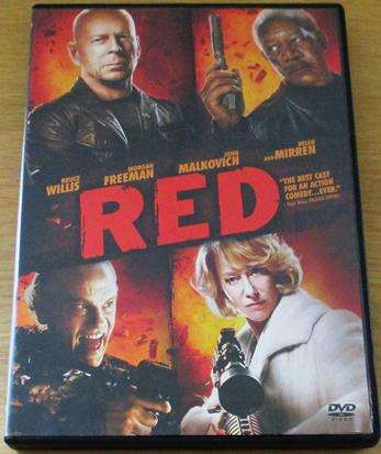 RED  Bruce Willis John Malkovich DVD  [BBOX 11]
