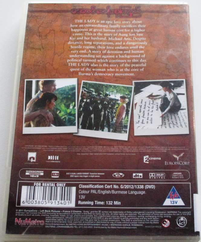 THE LADY Rental Copy DVD [BBOX 1]
