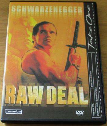 RAW DEAL Schwarzenegger DVD  [BBOX 11]