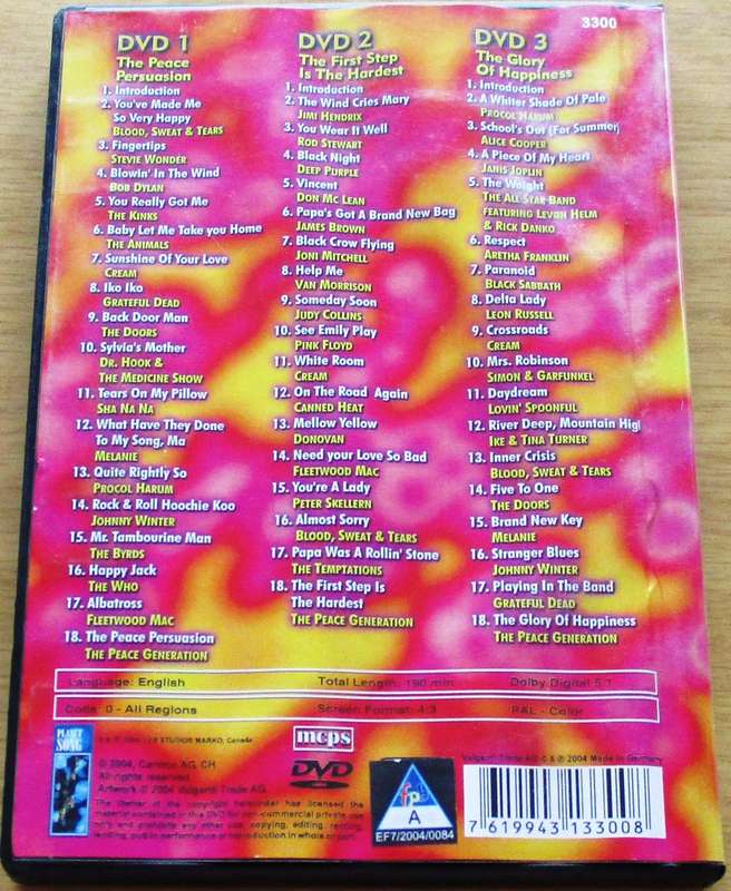 THE SPIRIT OF WOODSTOCK 3xDVD