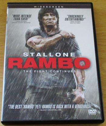 RAMBO The Fight Continues Sylvester Stallone DVD  [BBOX 11]