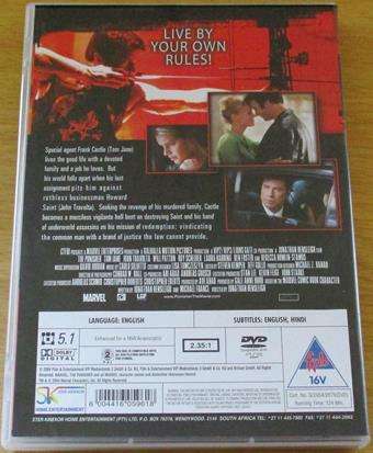 THE PUNISHER Tom Jane John Travolta DVD  [BBOX 11]