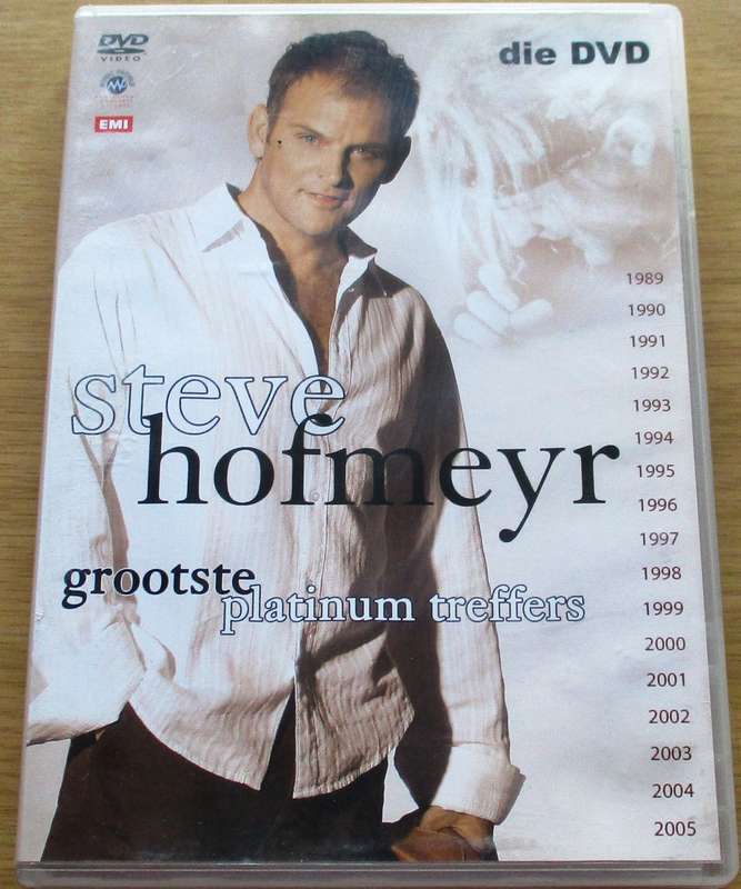 STEVE HOFMEYR  Grootste Platinum Treffers DVD