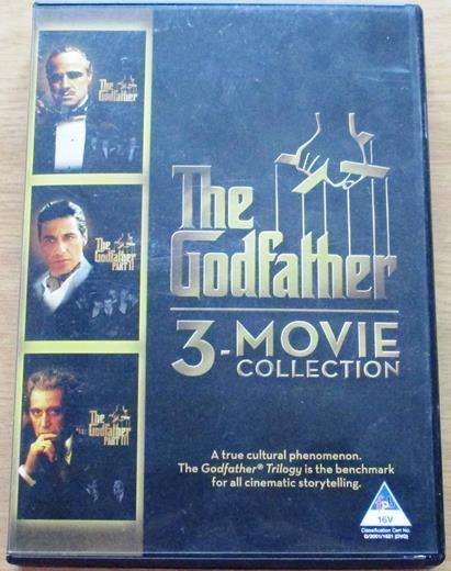 THE GODFATHER 3x Movie Collection 3xDVD [BOX SET SHELF]