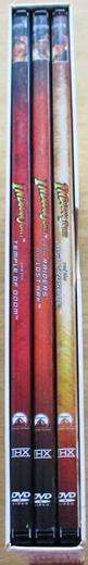 INDIANA JONES Raiders of the Lost Ark + Temple of Doom + Last Crusade 3xDVD [BOX SET SHELF]