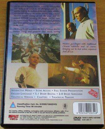 ONCE UPON A TIME IN CHINA & AMERICA Jet Lee DVD  [BBOX 11]