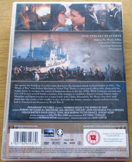 THE WINDS OF WAR Special Collector's Edition 6xDVD  [BOX SET SHELF]