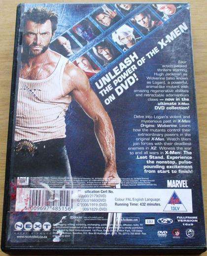 X-MEN QUADRILOGY 4xDVD [BOX SET SHELF]