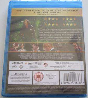 THE HUNGER GAMES + 3D Lenticular Bookmark BLU RAY