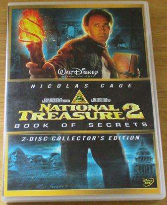 NATIONAL TREASURE 2 Book of Secrets Nicholas Cage DVD  [BBOX 11]