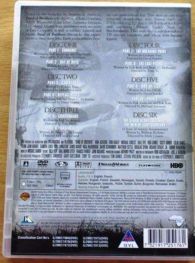 BAND OF BROTHERS 6xDVD BOX SET [BOX SET SHELF]