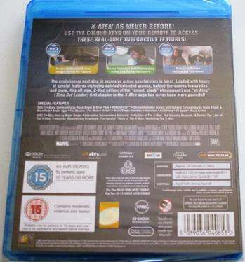 THE X-MEN BLU RAY