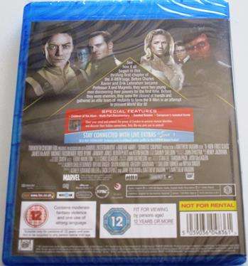THE X-MEN First Class BLU RAY