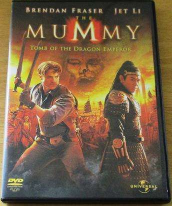THE MUMMY Tomb of the Dragon Emperor Brendan Fraser Jet Li DVD  [BBOX 11]