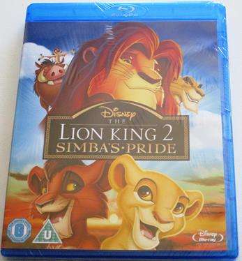 THE LION KING 2 Simba's Pride BLU RAY