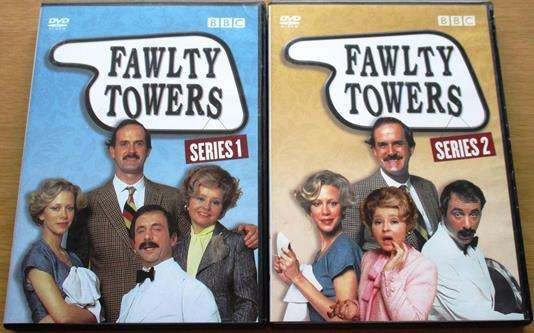 FAWLTY TOWERS Series 1 + 2  2xDVD  [BOX SET SHELF]