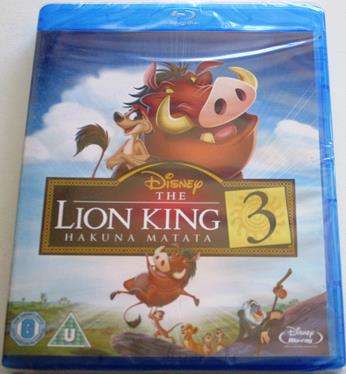 THE LION KING 3 Hakuna Matata BLU RAY