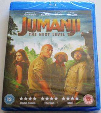 JUMANJI The Next Level BLU RAY Dwayne Johnson Kevin Hart Jack Black