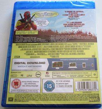 DEADPOOL 2 SUPER DUPER Extended CUT BLU RAY [msr + H]