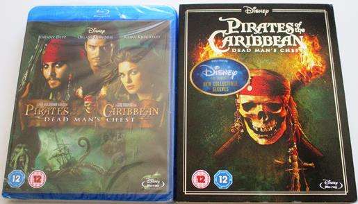 PIRATES OF THE CARIBBEAN Dead Man's Chest BLU RAY Johnny Depp