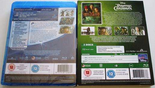 PIRATES OF THE CARIBBEAN Dead Man's Chest BLU RAY Johnny Depp